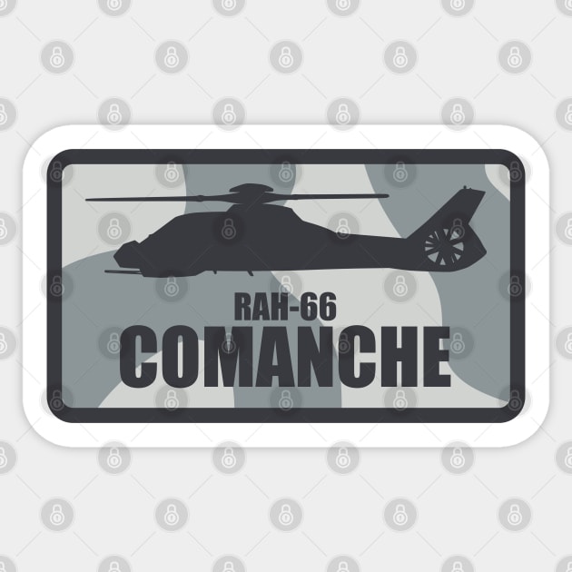 RAH-66 Comanche (Snow Camo) Sticker by TCP